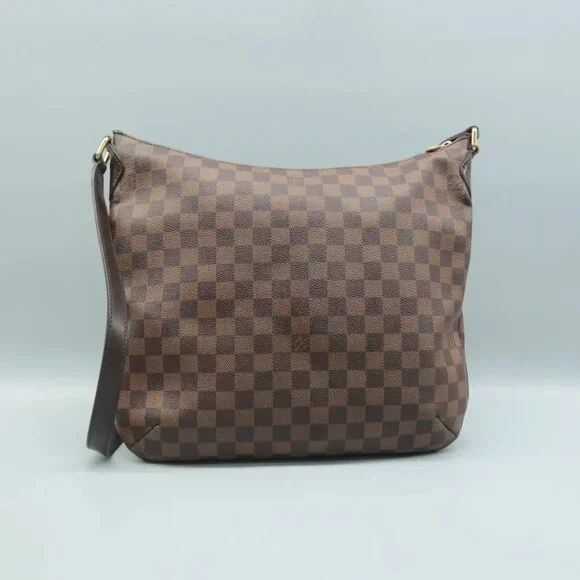 100% Authentic Louis Vuitton Bloomsbury Brown Damier Ebene Canvas Shoulder Bag - Picture 2 of 12